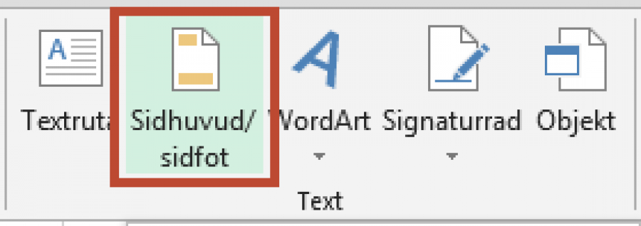Vattenstämpel i Excel