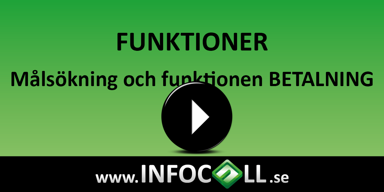 målsökning BETALNING