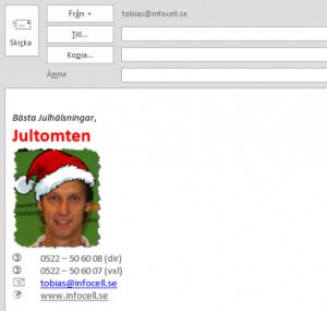 automatisk signatur i Outlook