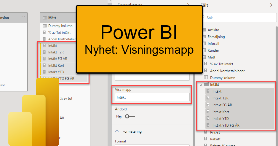 Power BI visningsmapp
