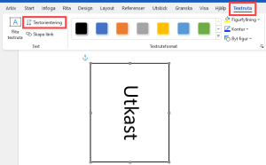 Flera sätt att rotera text i Word - Excelbrevet
