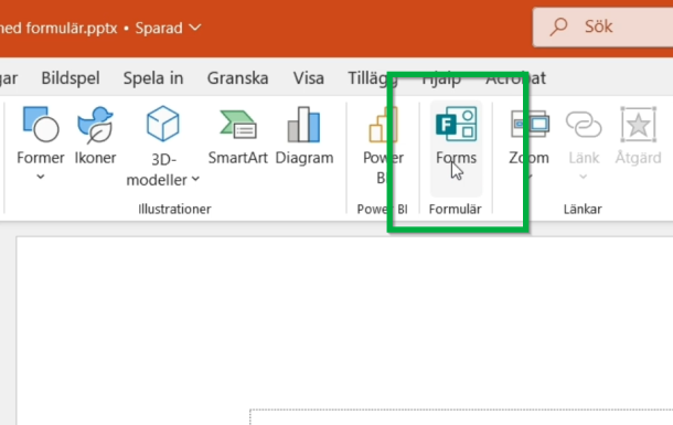 Microsoft Form Example Powerpoint Slide Skapa live-frågor i PowerPoint med Microsoft Forms - Excelbrevet