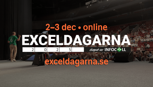 Exceldagarna 2-3 december exceldagarna.se