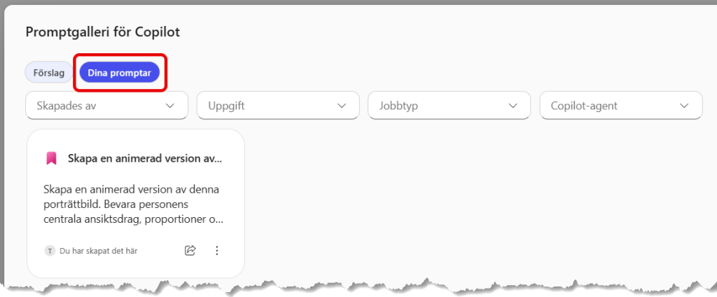 Promptgalleriet i Microsoft Copilot – spara tid med färdiga och egna ...
