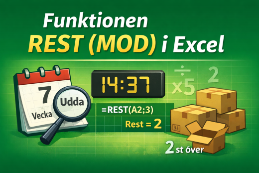 REST MOD i Excel