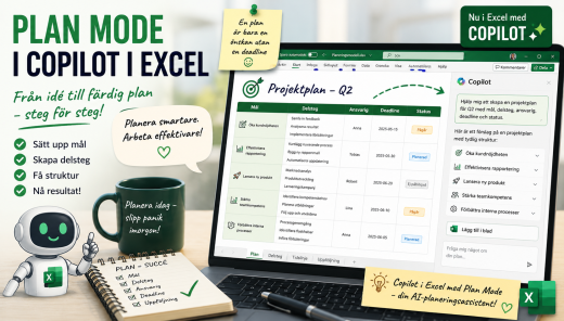plan mode copilot excel